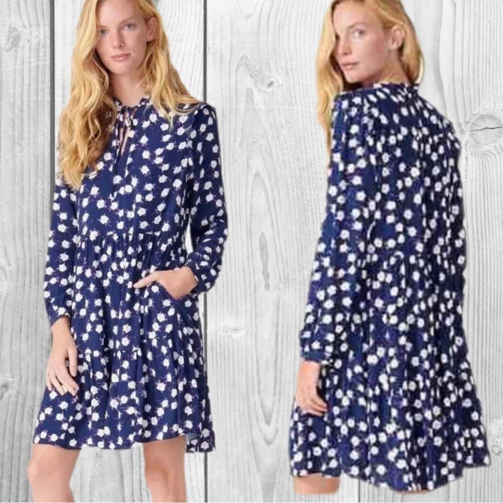 J.Crew Tie Neck Dress